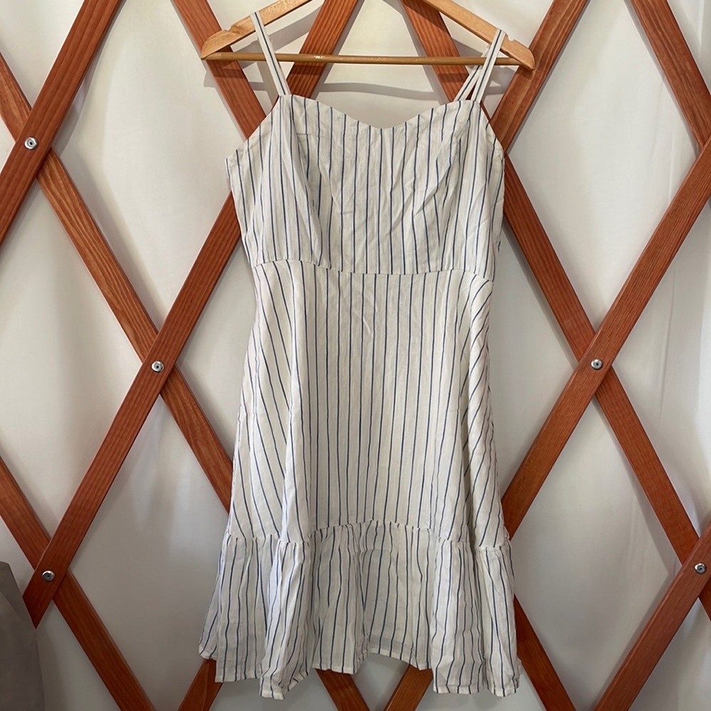Old Navy pinstripe cami dress